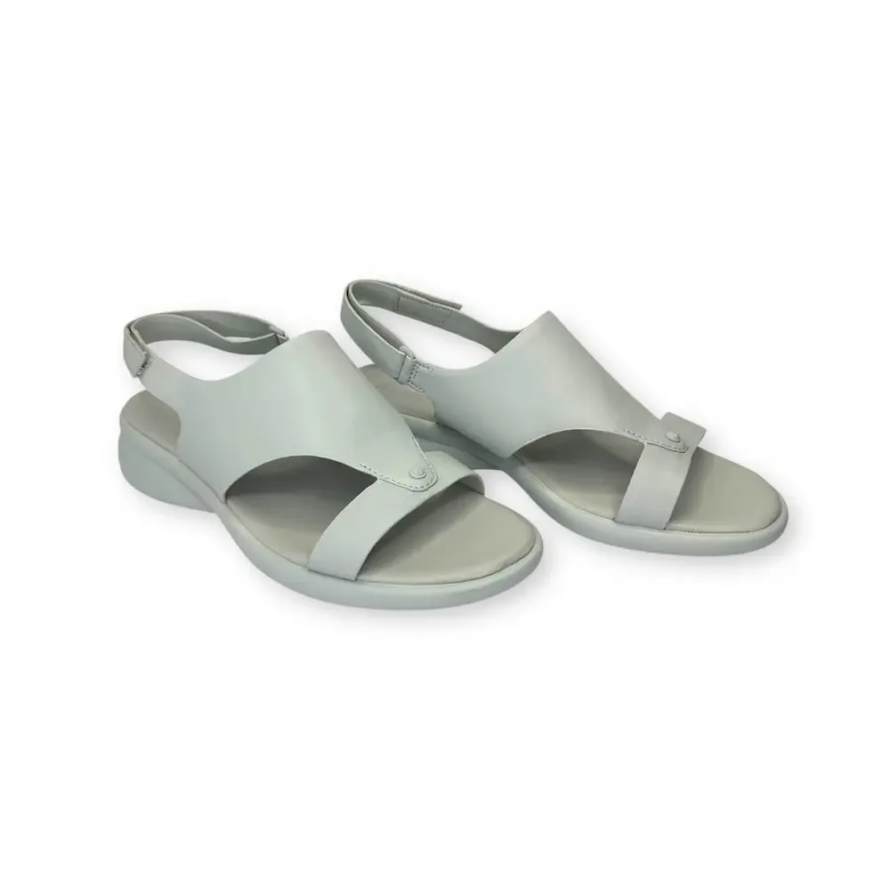 Naturalizer New Women's Lillian Round Toe Slingback Sandals Size 8.5W Mist Grey